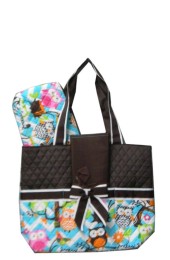 Quilted Diaper Bag-AQL2121/BR
